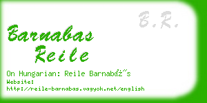 barnabas reile business card